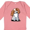 thumbnail image 4 of Inktastic Kc Cavalier Spaniel Boys or Girls Long Sleeve Baby Bodysuit, 4 of 5