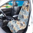 thumbnail image 2 of Garronmavis Sea Turtle Front Car Seat Towel Cover Sweat Absorbent For Post Workout Stain Resistant Water Resistant Non Slip Soft 1 PC Easy Installation Universal Fit For Cars SUV Trucks Sedan Van, 2 of 8