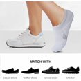 thumbnail image 2 of No Show Socks Womens Athletic Cushion Ankle Footies Low Cut 5-6 Pairs, 2 of 8