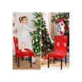 thumbnail image 5 of YiYan1 12 Pcs Christmas Chair Covers Removable Washable Stretch Dining Room Chair Slipcovers Snowflake Xmas Tree Elk Chair Protector For Home Dining K, 5 of 5