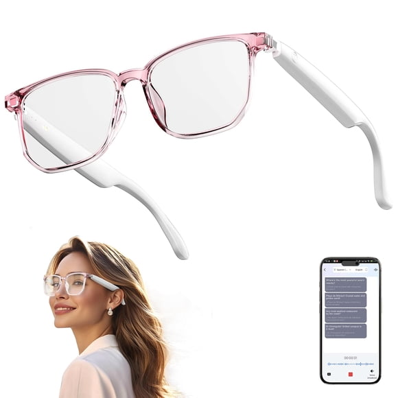 Gafas Inteligentes QxzPower HY-C8 Bluetooth 5.4, 144 Idiomas