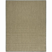 HomeRoots 573219 9 x 12 ft. Green Geometric Indoor & Outdoor Rectangle Area Rug