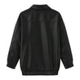thumbnail image 6 of BYHONG Women's Loose Leather Jacket OVERSIZE Women's Jacket Long Sleeve Lapel Spring and Autumn Coat Womens Fall Jackets Black XL, 6 of 7