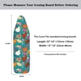 thumbnail image 5 of HELLHERO Chicken Ironing Board Cover, Soft Ironing Board Cover, Non Stick Scorch and Stain Resistant Standard Size 15x54 Inch with Elastic Edges, 5 of 5