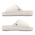 thumbnail image 2 of Unisex ISlide Cream New York Rangers Minimalistic Motive Slide Sandals, 2 of 5