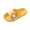 Yellow, variant on HomeGardon Bathroom Slippers Slides for Boys Girls Unisex Children's Fashionable Casual Summer Thickened Reversible Home Bathroom Slippers Pool Beach Water Shoes for kids