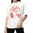 thumbnail image 2 of Gangsta Santa Gift Wrapper Women's T-shirt, 2 of 3