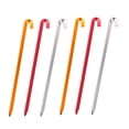 thumbnail image 4 of FUTUREORYY 6pcs Camping Pegs Aluminium Alloy Curved Hook For Rope Attachment For Tarp Use, 4 of 6