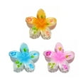 thumbnail image 3 of Island Reflections Plastic Hair Clip Plumeria Pastel Pink, 3 of 3