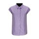 thumbnail image 2 of Camisetas para las Mujeres Casual, Imprimir Cuello Turndown Top de Manga Corta Hecho de 95% Poliéster 5% Spandex para el Uso Diario de Verano, Tops Cortos para las Mujeres, 2 of 5