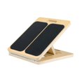 thumbnail image 2 of Slant Board Calf Stretcher Foldable Wood Calf Stretching for Home Gym Sports, 2 of 4