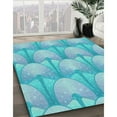 thumbnail image 2 of Ahgly Company Indoor Rectangle Patterned Butterfly Blue Area Rugs, 5' x 7', 2 of 6
