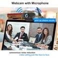 thumbnail image 4 of 1080p Webcam with Microphone, USB PC Camera 110-Degree Wide Angle Webcam with Tripod/Privacy Cover,Plug and  Web Camera for Desktop Computer Laptop  Video Conferencing Streaming, 4 of 8