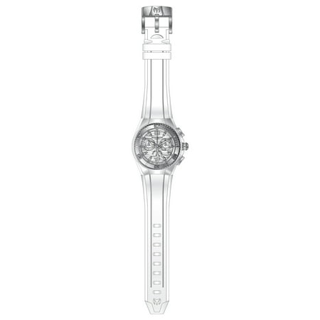 Technomarine TM-115050 Unisex Cruise Original Silver Dial White Strap Chronograph Dive Watch