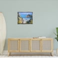thumbnail image 3 of Stupell Industries Beach Cliffs Abstraction Landscape Painting Gray Floater Framed Canvas Art Print Wall Art, 31 x 25, 3 of 10