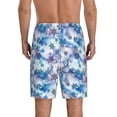 thumbnail image 6 of KLL Icy Blue Snowflakes for Men's 1-Pack Shorts,Sleep Pajama Shorts for Men Soft Pj Shorts Men's Pajama Bottoms Sleepwear -XX-Large, 6 of 7