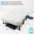 thumbnail image 7 of IVATION EZ-Bed Inflatable Twin Mattress with Frame & Rolling Case Portable Compact Durable, 7 of 7