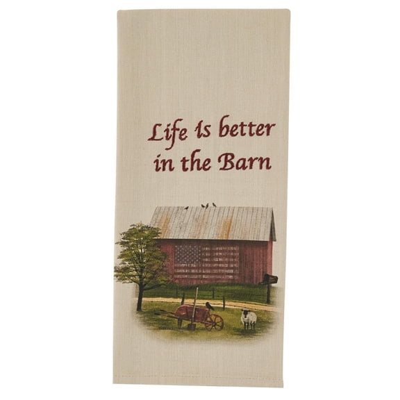 Life In Barn Dishtowels - Set of 2 - Park Designs