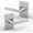Polished Chrome, variant on Mega Handles Glamor Dummy Door Lever | Stainless Steel | Non-Turning Handles for Closet, Pantry, Hallway | Satin Nickel 5" (Pack of 2)