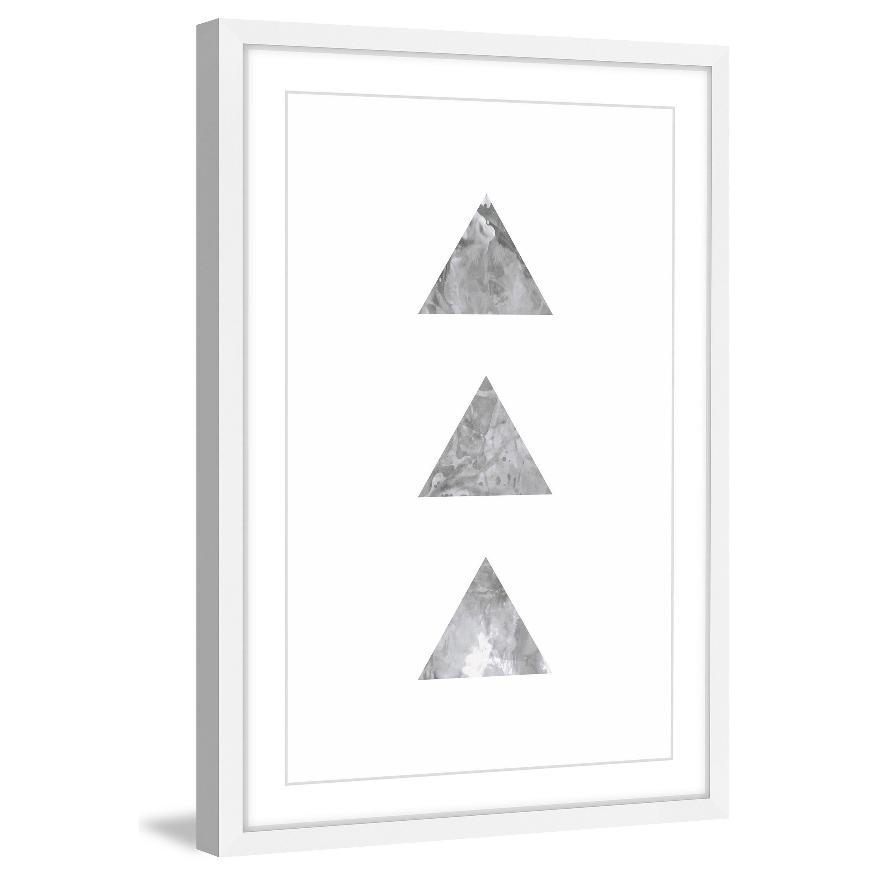 Marmont Hill "Tri" by Bryon White Framed Painting Print