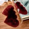 TIMIFIS Rug Wool Imitation Sheepskin Rugs Faux Non Slip Bedroom Shaggy Carpet Mats Carpet - Summer