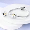 thumbnail image 7 of MULA 925 Sterling Silver Alphabet Initial Letter Charms Heart for Women Gift Jewelry Making, 7 of 7