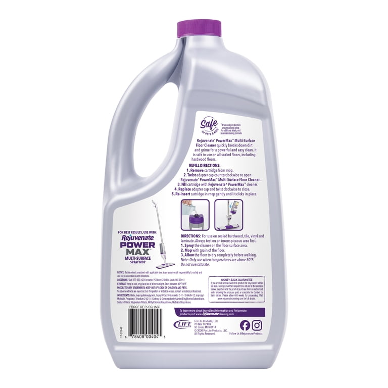 Rejuvenate Multi-Surface Floor Cleaner 64 Ounces Citrus Cedarwood