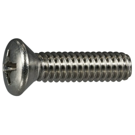 

1/4 -20 x 1 18-8 Stainless Steel Coarse Thread Phillips Oval Head Machine Screws MSOSS-214