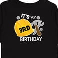 thumbnail image 4 of Inktastic Its My 3rd Birthday with Construction Tools Boys Long Sleeve Toddler T-Shirt, 4 of 5