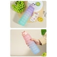 thumbnail image 5 of Ywbawe Reusable Water Bottle, Straw Water Bottle, 750ML Sports Water Bottle, Leak-Proof, One-Touch Lock, Outdoor, 1 Count, 5 of 11