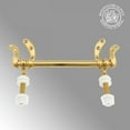 thumbnail image 3 of Toilet Seat Hinge Replacement Brass Adjustable Toilet Seat Hinges w/Hardware Renovators Supply, 3 of 8