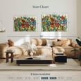 thumbnail image 4 of Elephant Stock Confetti Floral Wall Art - Horizontal Canvas Wall Art - Living Room Wall Decor - Floral And Botanical Canvas - Green And Red Decor By Silvia Vassileva - 39" x 26", 4 of 8