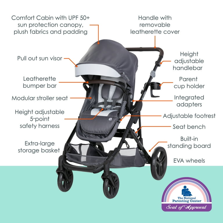 Baby Trend Morph Single to Double Modular Travel System (with EZ