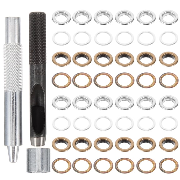 Masteelf 100pcs 8mm Grommets Kit Metal Eyelets Button with Tools for Shoes Clothes Crafts