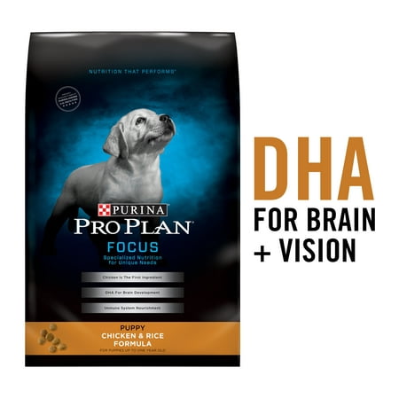 Purina Pro Plan Dry Puppy Food, FOCUS Chicken & Rice Formula - 34 lb. (Best Food For Yorkshire Terrier Puppy)