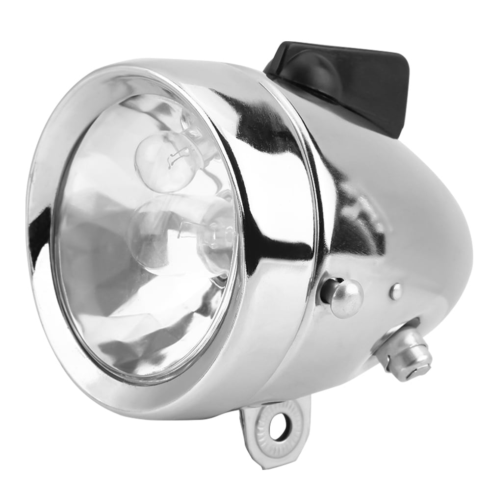 LED Bicycle Bike Motorized Friction Generator Headlight Tail Light Lamp Cycling
