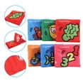 thumbnail image 4 of Libro educativo temprano NikouMX 6 unids/set libro de tela infantil, 4 of 8