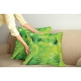 thumbnail image 3 of Ambesonne Nature Throw Pillow Cover 2 Pack, Leaves and River Peace, 24", Green, 3 of 6