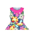 thumbnail image 4 of Girls Dress Floral Colorful Sundress Cotton Casual 10 Years, 4 of 7