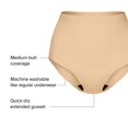 thumbnail image 4 of Ropa interior KNIX Super a prueba de fugas, de gran altura, período XS, arena cálida, 4 of 4