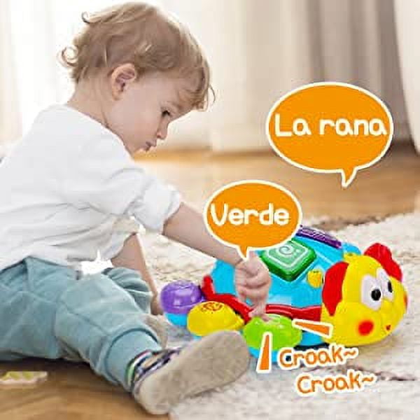Toddler Toys for 2 3 4 5 Year Old Boys, Bilingual Spanish English