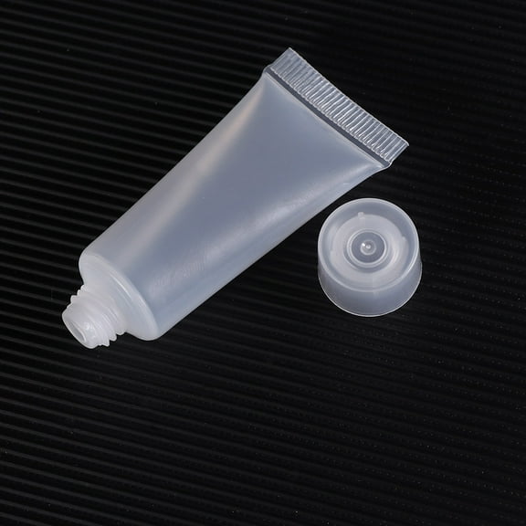 FRCOLOR Mini Pump Bottle Screw Bottled Squeezable Makeup Containers Travel White