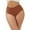 Orange, variant on Panties for Women,Lace Waistband High Leg Briefs Soft Stretch Full Coverage Underwear Comfortable Knickers,Womens Underwear,Black,2XL