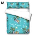thumbnail image 2 of Dibujos animados Duvet Cover Skateboard Pattern Patrón de Hogares Acolchado Cubierta Caja Caja de múltiples Tamaño Conjunto de edredones para jóvenes adultos M 3 piezas Eigraketly HA011559-08, 2 of 7