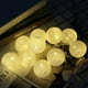 thumbnail image 3 of 9. 20 de Ratán Luces de Cadena de Hadas Iluminación Cálida Romántica Flexible, Decoración de Tipo G_USB Salvador bola de algodón guirnalda de luz, 3 of 8