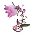 thumbnail image 2 of Productos de limpieza, Lámpara de escritorio con flores para hacer tú mismo, Lámpara de mesa con flores, Suministros de bricolaje para el hogar Rosa, 2 of 9