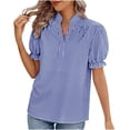thumbnail image 1 of Usted Es Más Que una Camisa de Puntuación de Prueba, Cuello en V de Manga Corta Suelta, Camisa para Mujeres, 1 of 5