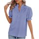 thumbnail image 1 of Usted Es Más Que una Camisa de Puntuación de Prueba, Cuello en V de Manga Corta Suelta, Camisa para Mujeres, 1 of 5