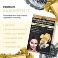 thumbnail image 2 of AZURE 24K Gold & Black Pearl Luxury Firming Under Eye Mask Pads – Toning, Moisturizing & Restoring | Reduces Fine Lines, Wrinkles, Dark Circles & Puffiness – 5 Pairs, 2 of 6