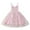 Pink, variant on WOYY Girls Butterfly Tulle Dress Sleeveless Strap Princess Dress, Sizes 12M-7Y